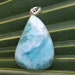 Natural Larimar Pendant Sterling Silver Pendant Blue Ocean image 0