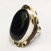 Black Onyx Ring 925 Silver Large Oval Stone Onyx Ring image 0