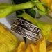 Spinner Ring  Sterling Silver Ring Mediation Ring Wide Band image 0