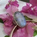 Natural Moonstone Ring Sterling Silver Ring Healing Ring Blue image 3