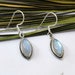 Rainbow Moonstone Earring Sterling Silver June Birthday image 0