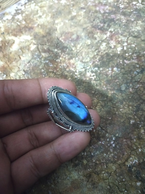 Estampado De Plata 925 Anillo del dedo del pie Amigo Regalo de Cumpleaños bolsa de envoltura Ajustable