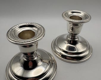 Birks Regency Silverplated Candlesticks