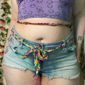 Crochet Tie Belt