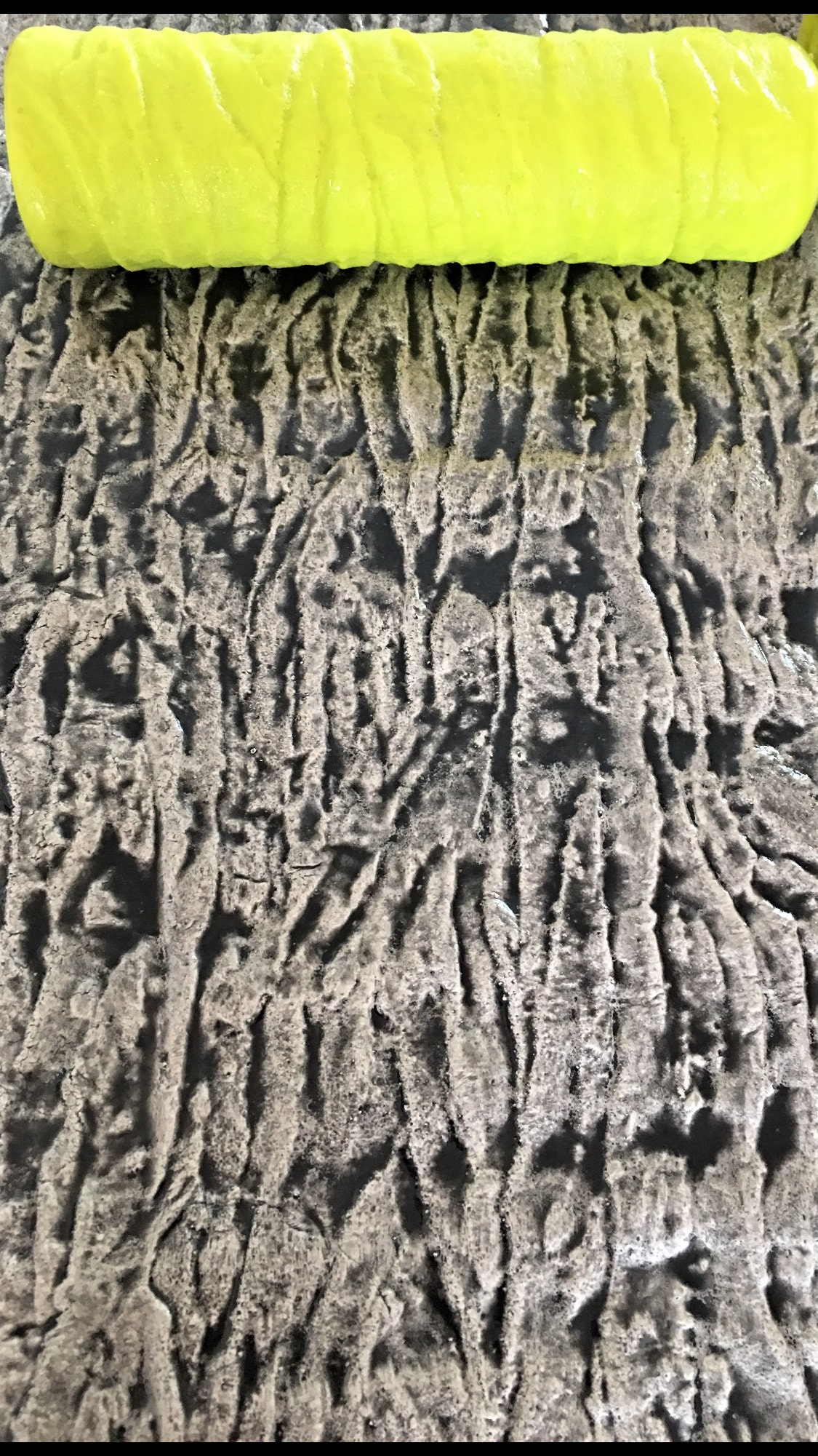 Concrete Texture Rollers the original Medium & Narrow Italian Slate