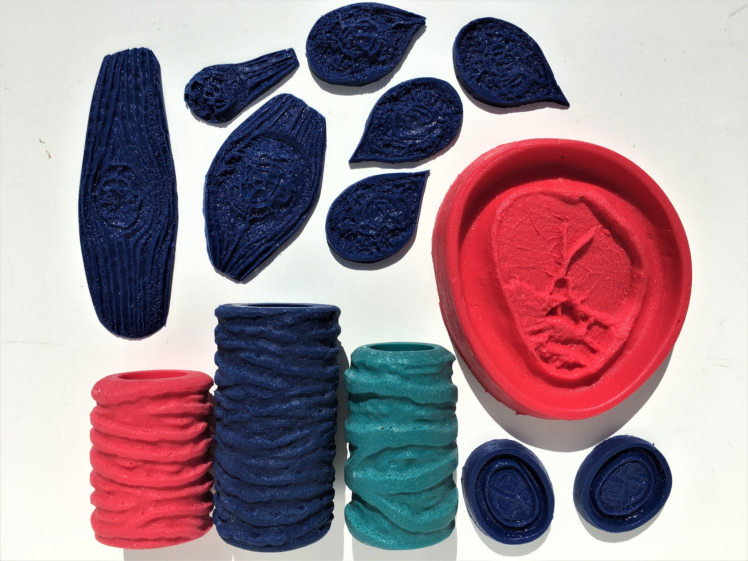 Concrete Texture Rollers the Original Tree Bark Roller Set Includes 3