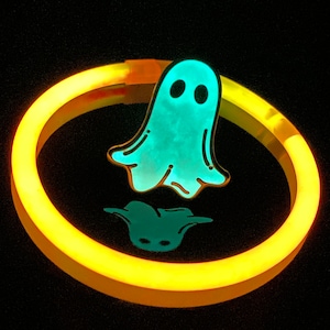 Glow in the dark edition, York Ghost Hard Enamel Pin, from the most haunted city in the world!