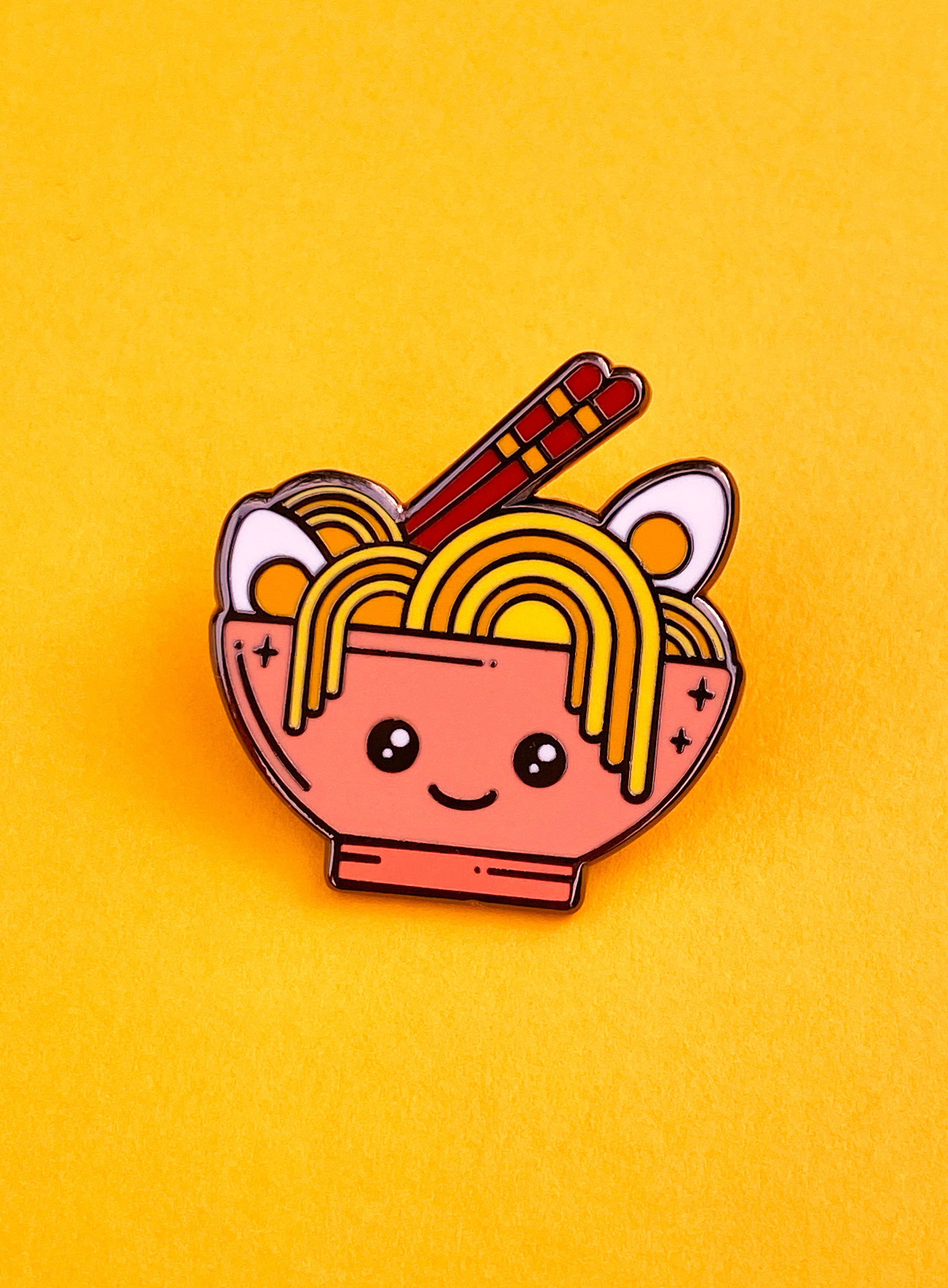 Happyyami Cartoon Ramen Bowl Enamel Brooch Pin – Funny Alloy Lapel Pin For Women, Birthday Party Accessory - View #8