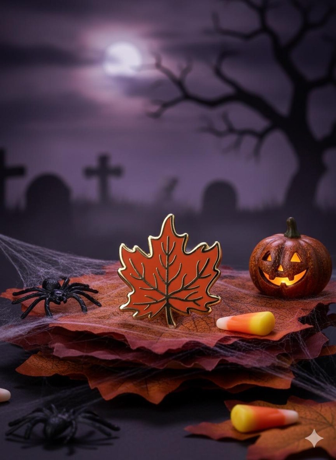 Rusty Autumn Leaf, Hard Enamel Pin, a Great Gift for Fall! - Etsy