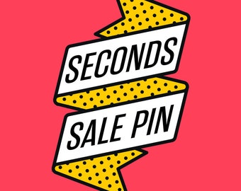 Seconds Sale, Enamel pin badges, random pins, its a lucky dip....