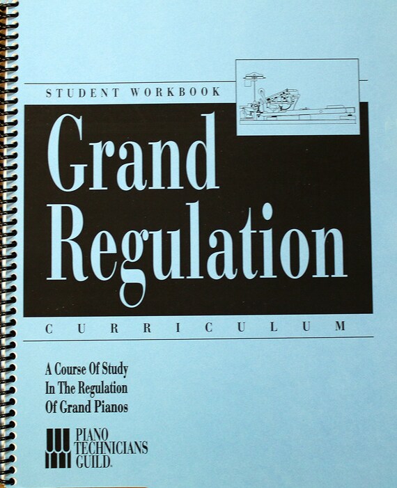 Piano Technicians Guild Grand Regulation Curriculum Student Etsy