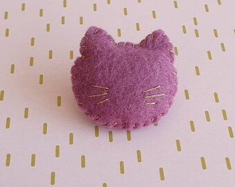 Broche Chat En Feutrine Etsy Broche Chat En Feutrine Etsy