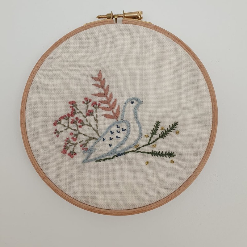 Mola Broderie Faite Main - 39 Cm X 30 Cm - Art Textile Panaméen