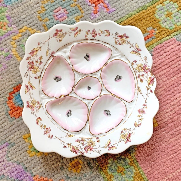 Oyster Plate Etsy