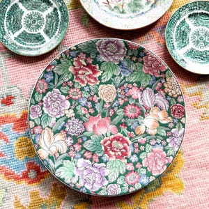 Vintage Chinoiserie Plate Mix and Match Plate Wall : Select Plates in Dropdown