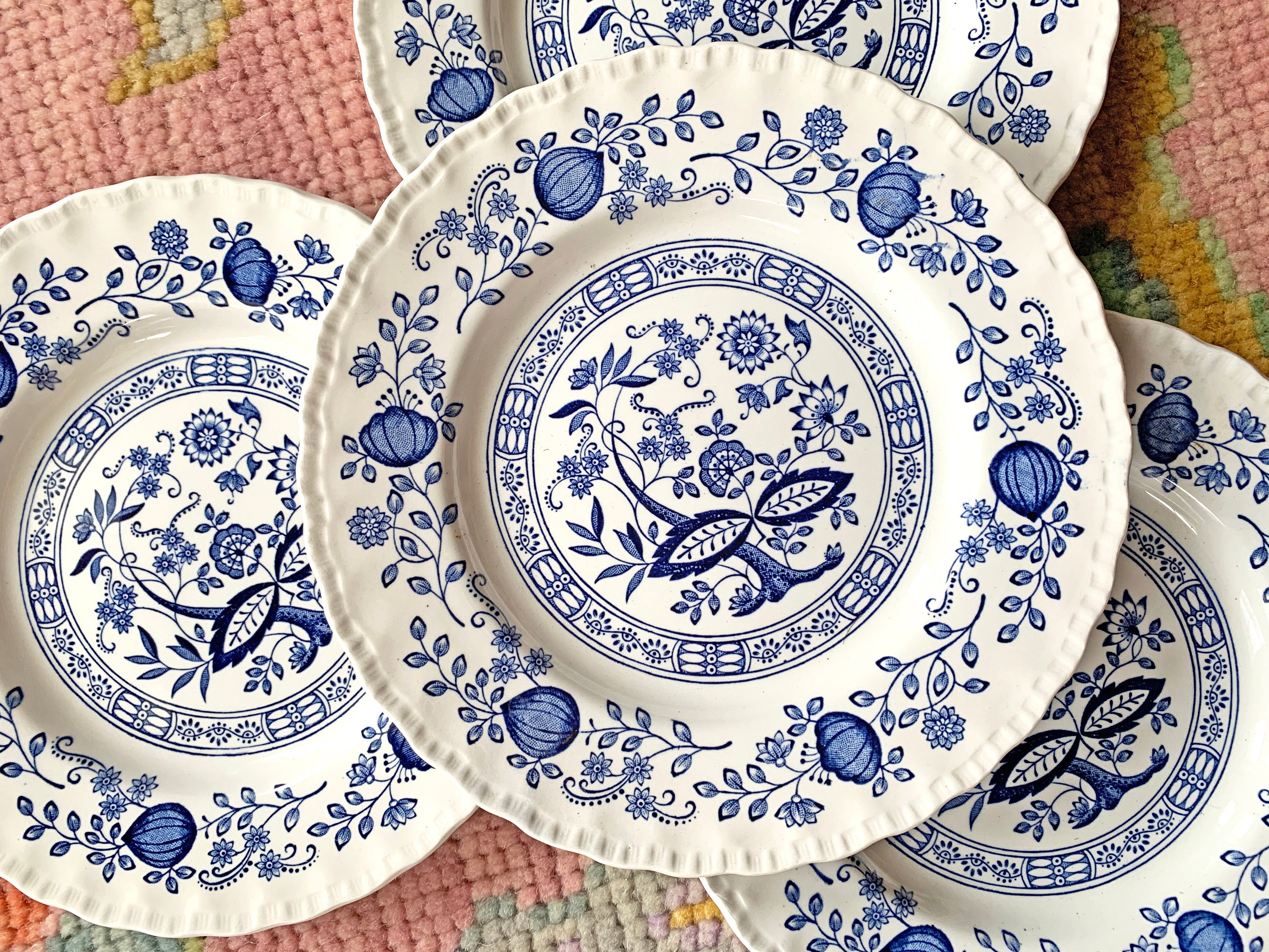 Blue Heritage Plates - Etsy