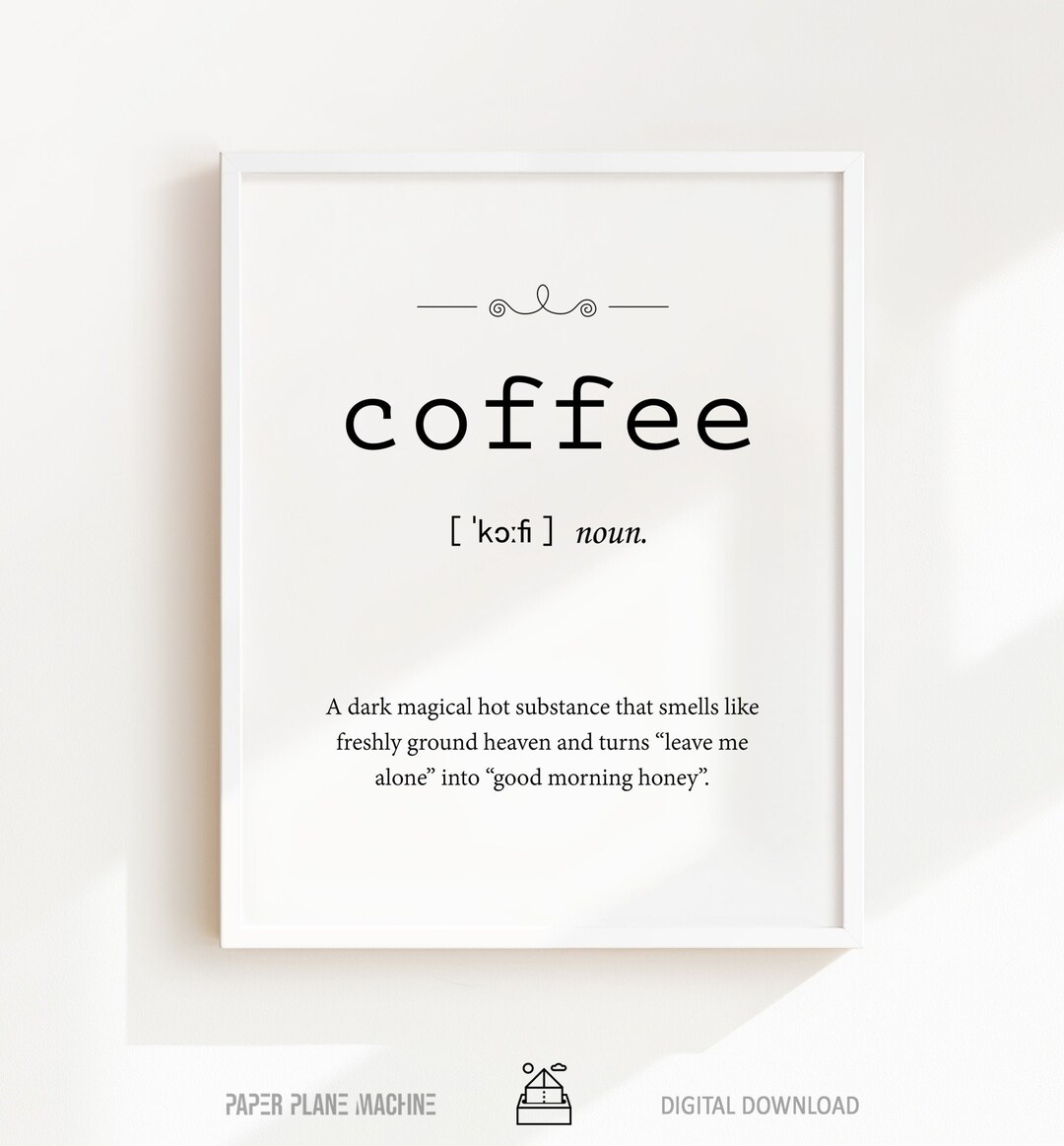 Coffee Wall Art Boho JPG PDF Coffee Poster Print Coffee Home -  Finland