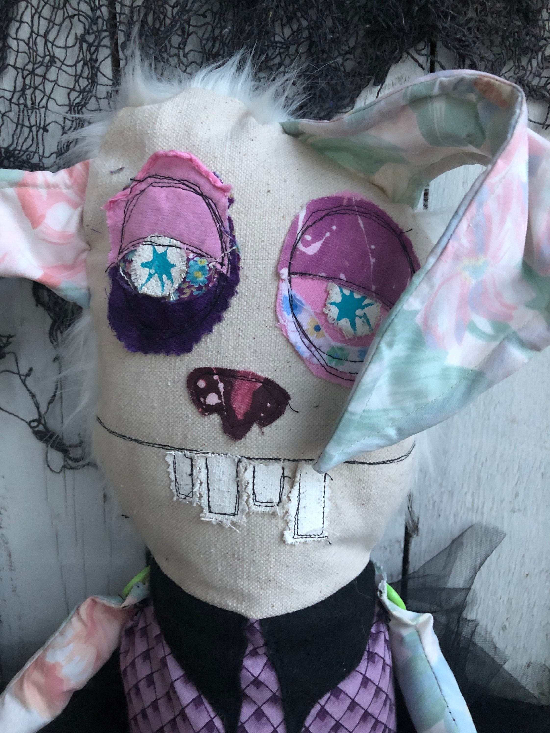 Sweet Bunny Evil Bunny Possible Murder Rabbit Stuffed Bunny Bunny ...