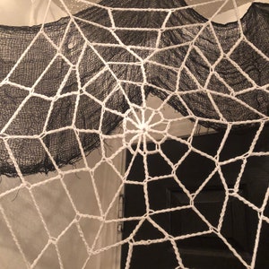 Spiderweb Home Decor | Witchy Aesthetic | Spider Web Crochet