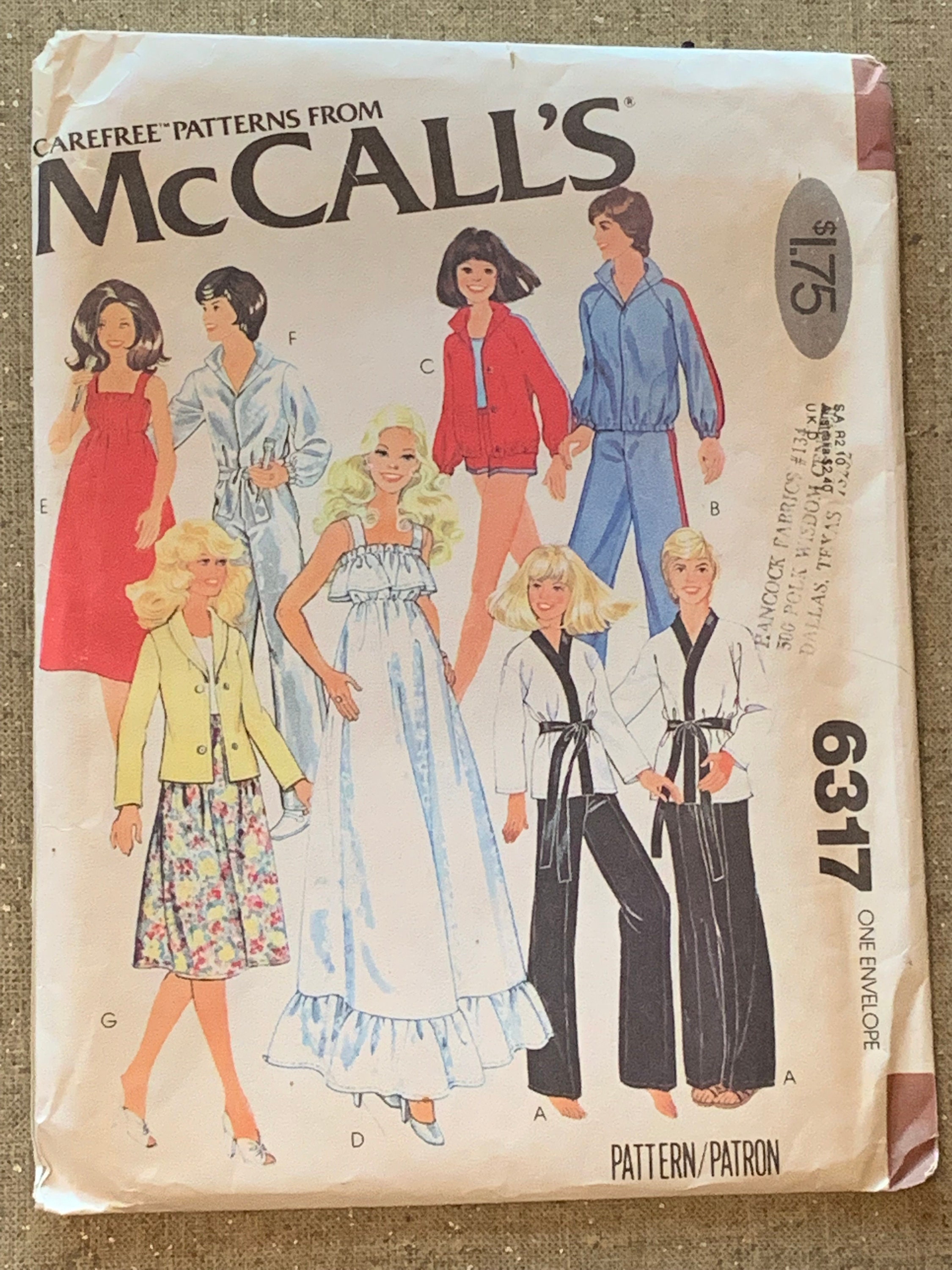 Sewing for vintage Barbie - 1960s McCall's Pattern 7114 - Sew Free Sorbonne  