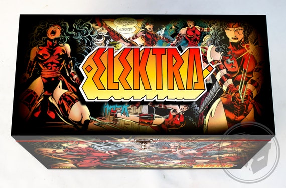 Elektra 90's - Large Comic Book Hard Box Chest MDF - Etsy Hong Kong