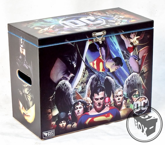 Comic Book Storage Box with Comic Book Display