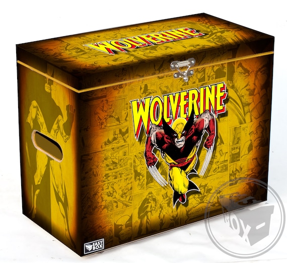 Large Comic Book Hard Box Chest MDF Wolverine - Etsy