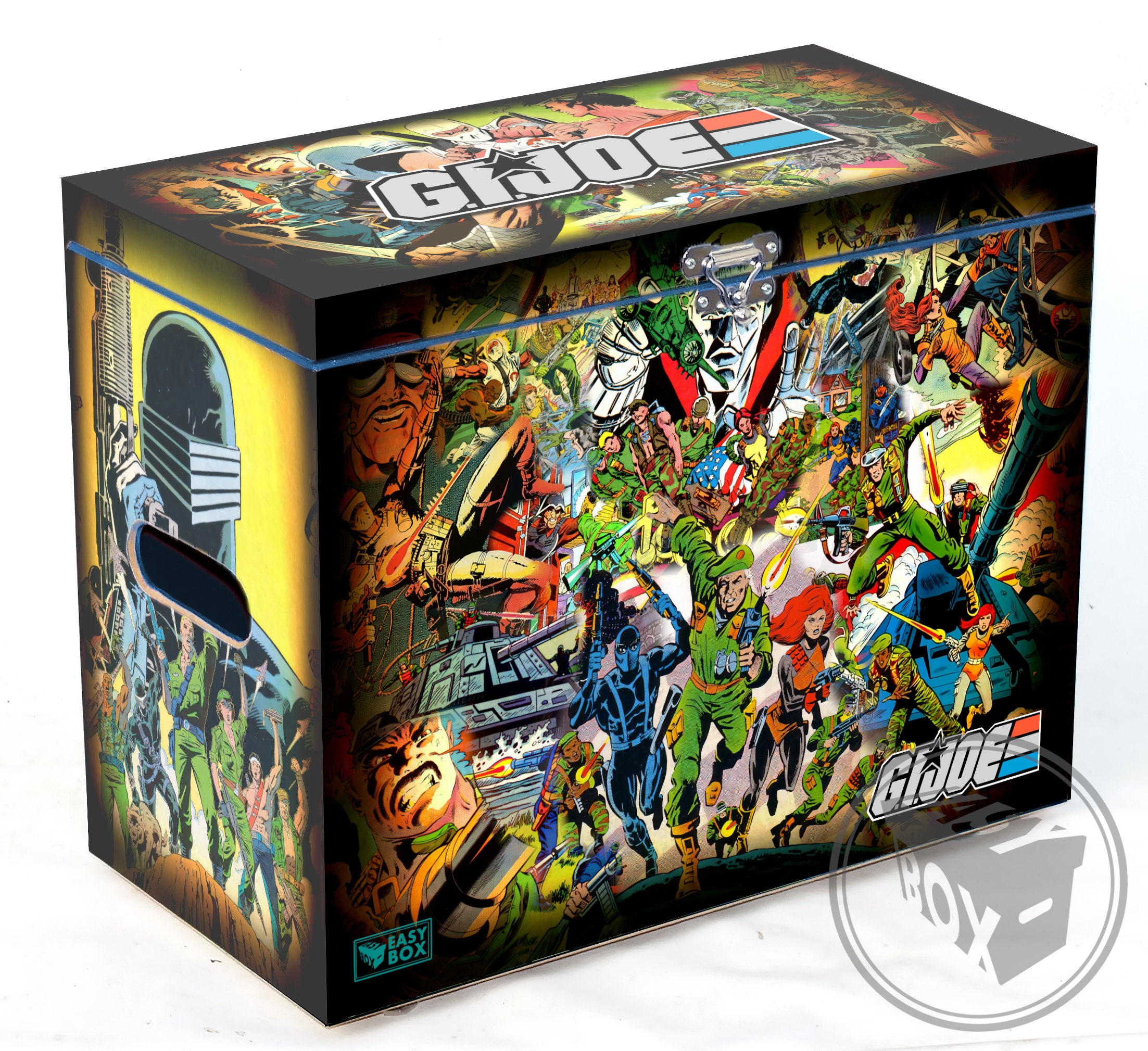 G.I. Joe 80's - Large Comic Book Hard Box Chest MDF - Etsy G.I. Joe 80's - Large Comic Book Hard Box Chest MDF - Etsy