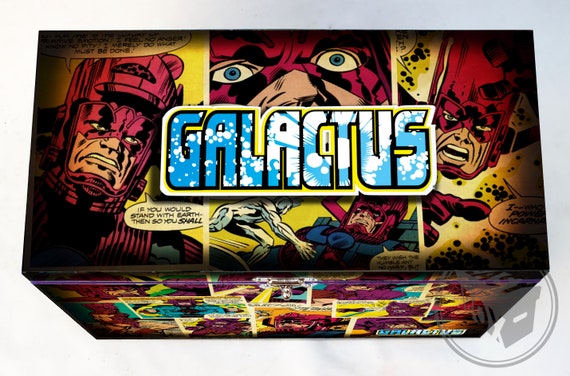 Large Comic Book Hard Box Chest MDF Galactus - Jack Kirby's Art - Etsy