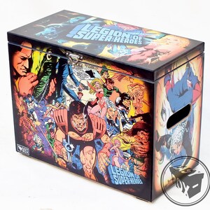 Large Comic Book Hard Box Chest MDF Legion of Super Heroes #3 - Etsy
