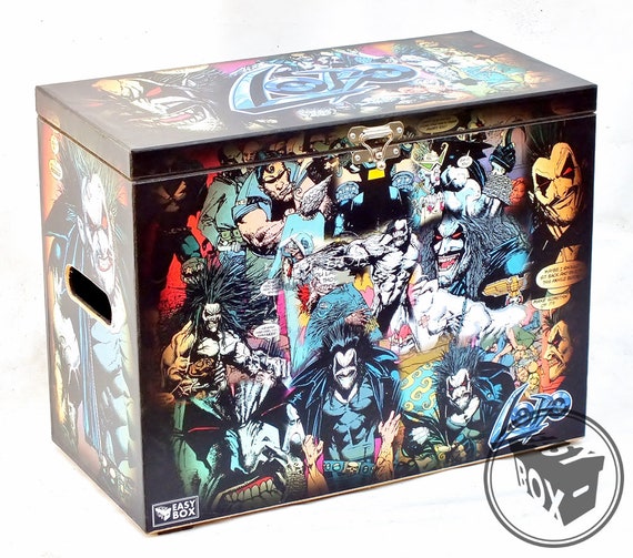 Large Comic Book Hard Box Chest MDF Lobo - Etsy