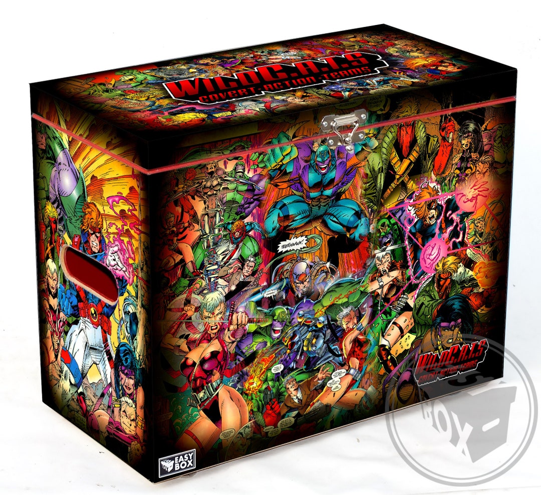Wildc.a.t.s - Large Comic Book Hard Box Chest MDF - Etsy