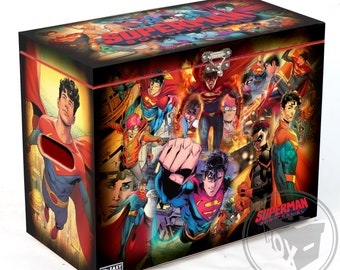 Superman Son Of Kal-El -  Large Comic Book Hard Box Chest MDF