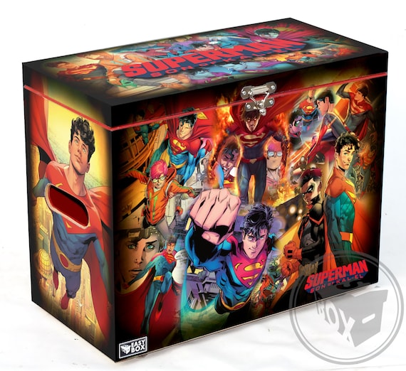 Superman Son of Kal-el - Large Comic Book Hard Box Chest MDF - Etsy