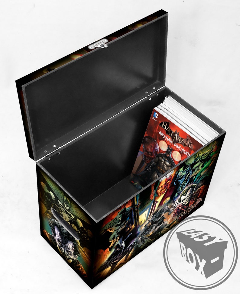 Batman - Large Comic Book Hard Box Chest MDF - Etsy