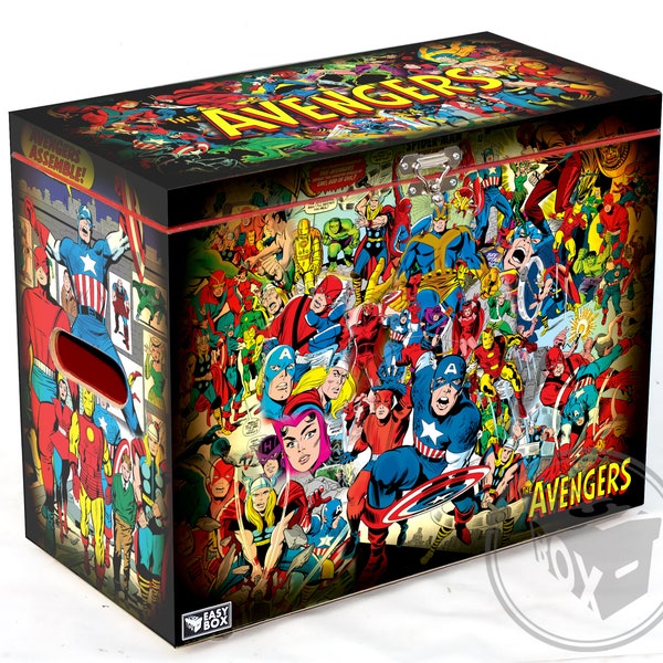 Avengers Classics - Large Comic Book Hard Storage Box Chest MDF