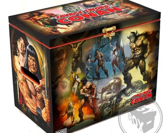The Savage Sword of Conan - Large Comic Book Magazine Hard Box Chest MDF