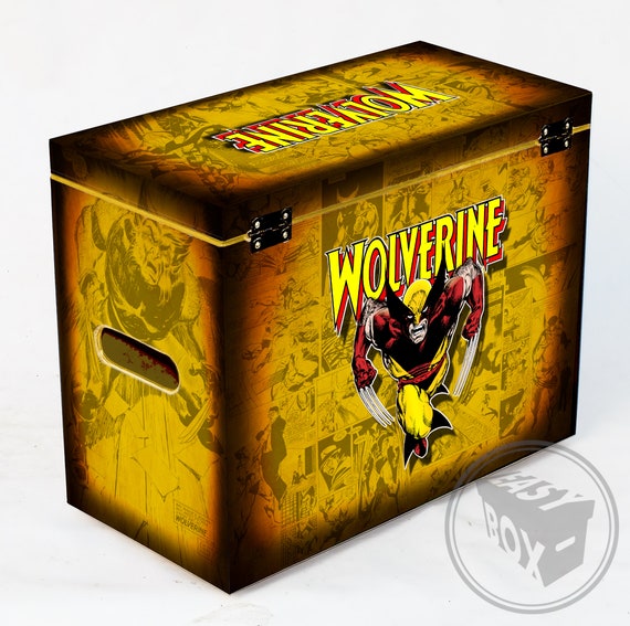 Large Comic Book Hard Box Chest MDF Wolverine - Etsy
