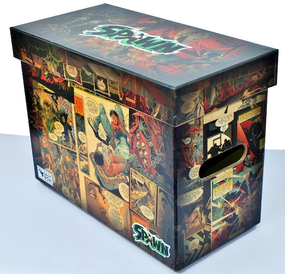 Large Comic Book Hard Box Storage Mdf Spawn Etsy