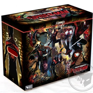 Spider-Man (Miles Morales) - Large Comic Book Hard Box Chest MDF image 1