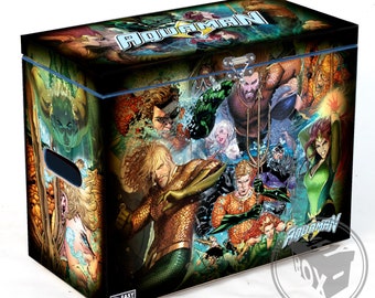 Aquaman - Large Comic Book Hard Box Chest MDF