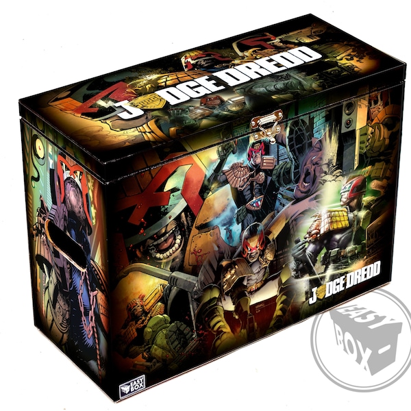 Judge Dredd - Large Comic Book Magazine Hard Box Chest MDF