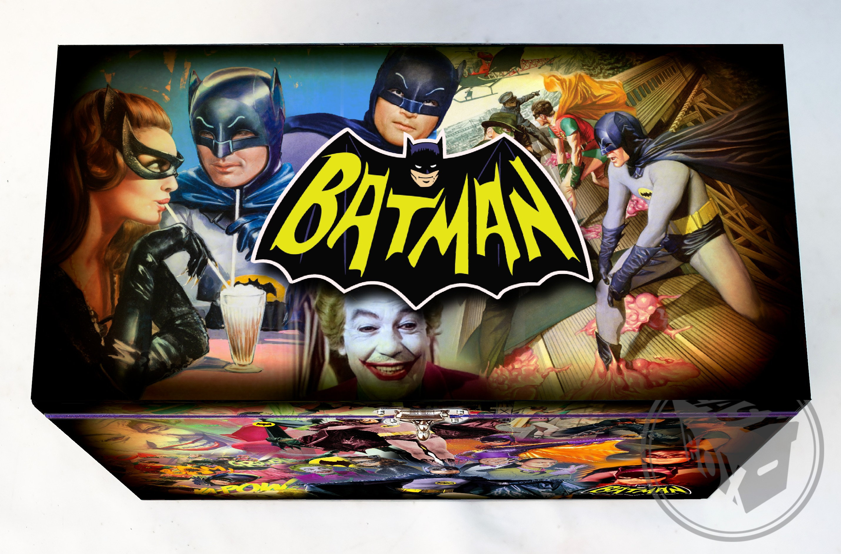 Batman 66 (tv Show) - Large Comic Book Hard Storage Box Chest MDF - Etsy