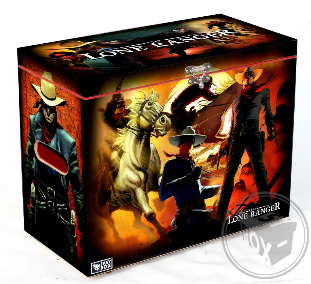 The Lone Ranger - Large Comic Book Hard Box MDF - Etsy