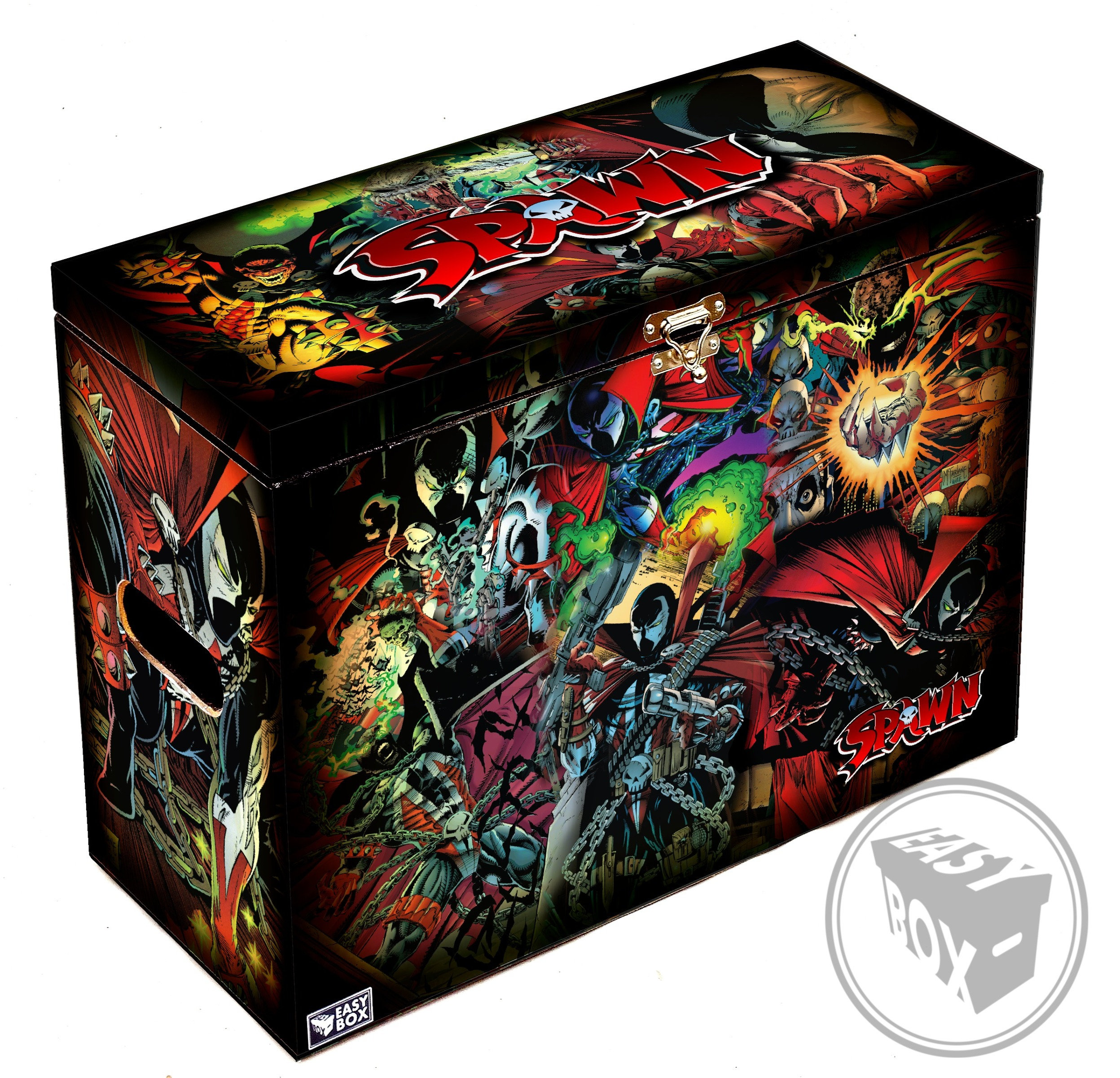 Spawn Box Spawn - Large Comic Book Hard Box Chest MDF - Etsy