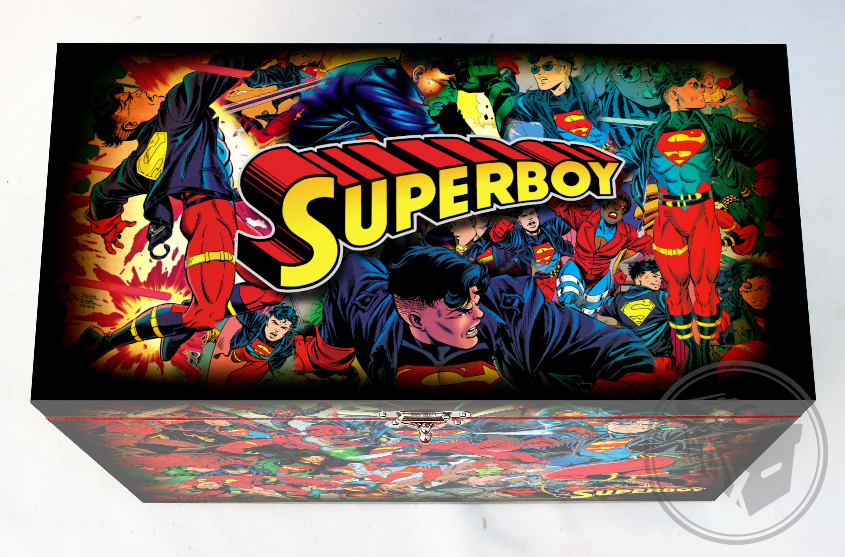 Superboy 90's - Large Comic Book Hard Box Chest MDF - Etsy Australia