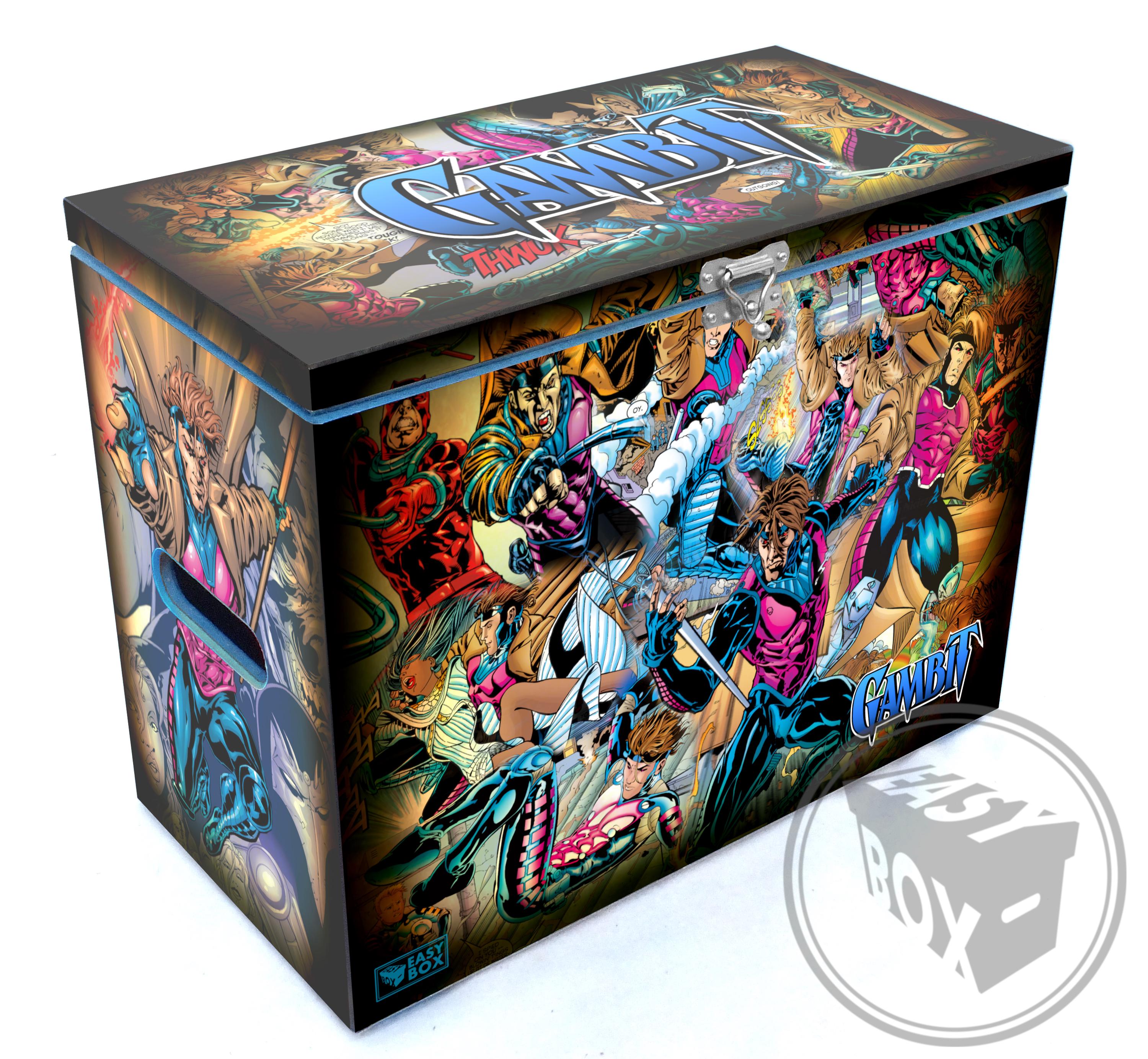Gambit 90's - Large Comic Book Hard Box Chest MDF - Etsy Canada