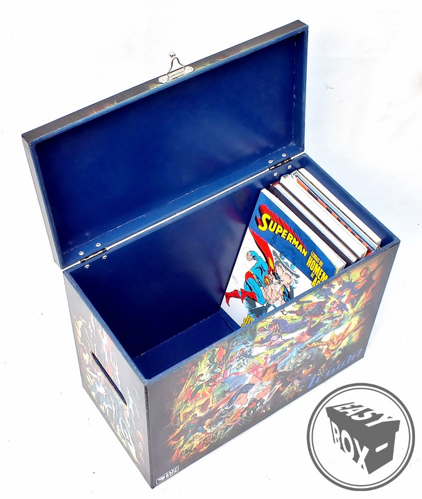 Rahh Comic Box Large Comic Book Hard Box Chest MDF Legion of Super Heroes - Etsy