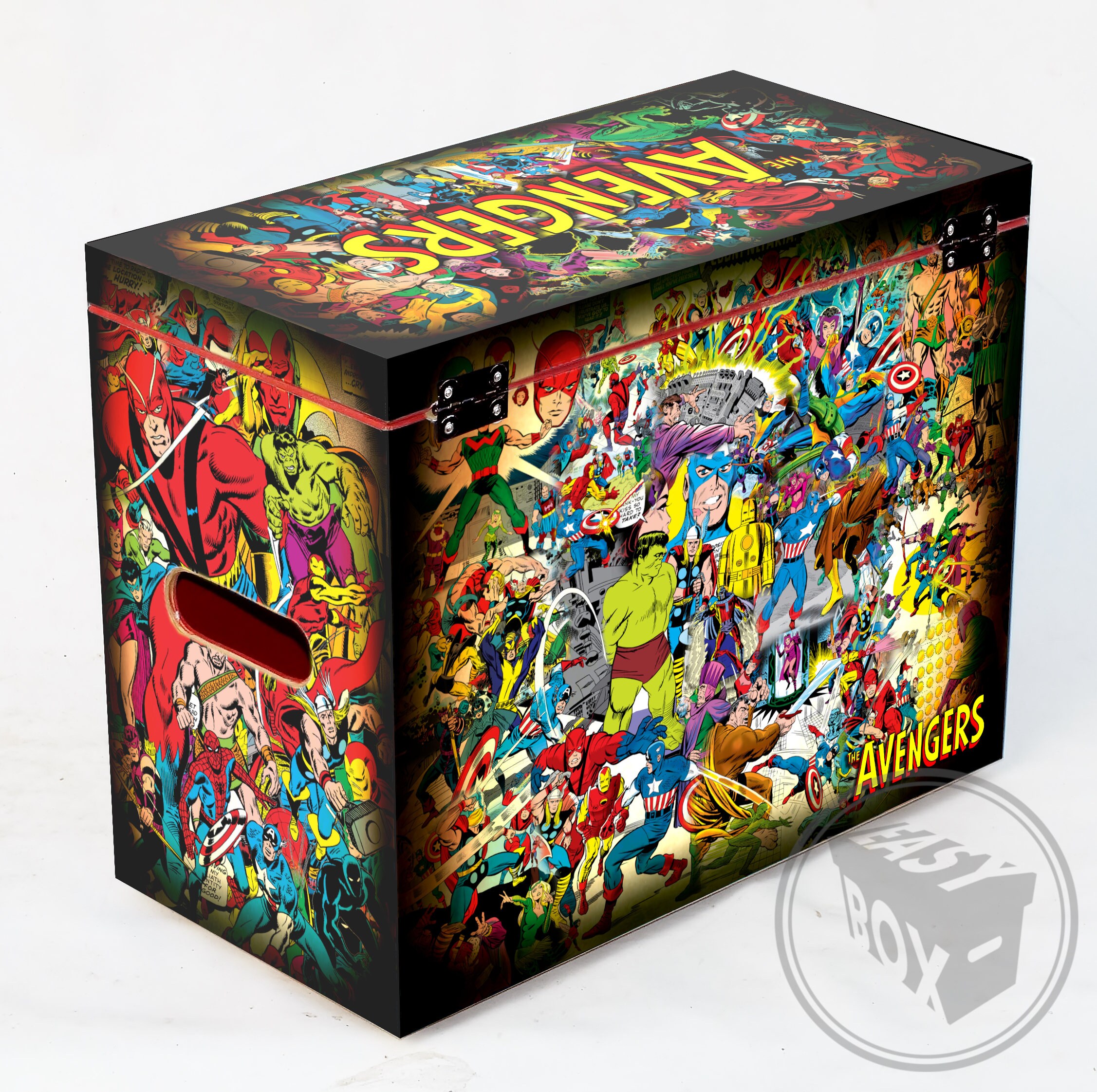 Avengers Classics - Large Comic Book Hard Storage Box Chest MDF - Etsy