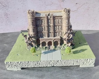 HO Scale Model of A Haunted Asylum.
